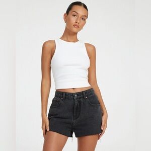 Motel Rocks Cropped Tank in White